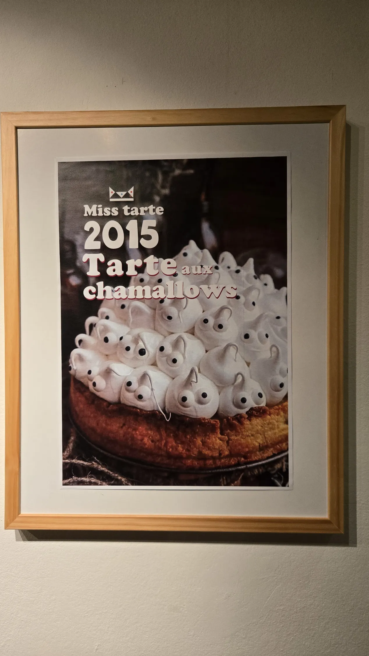 Affiche Miss Tarte 2015 Chamallows